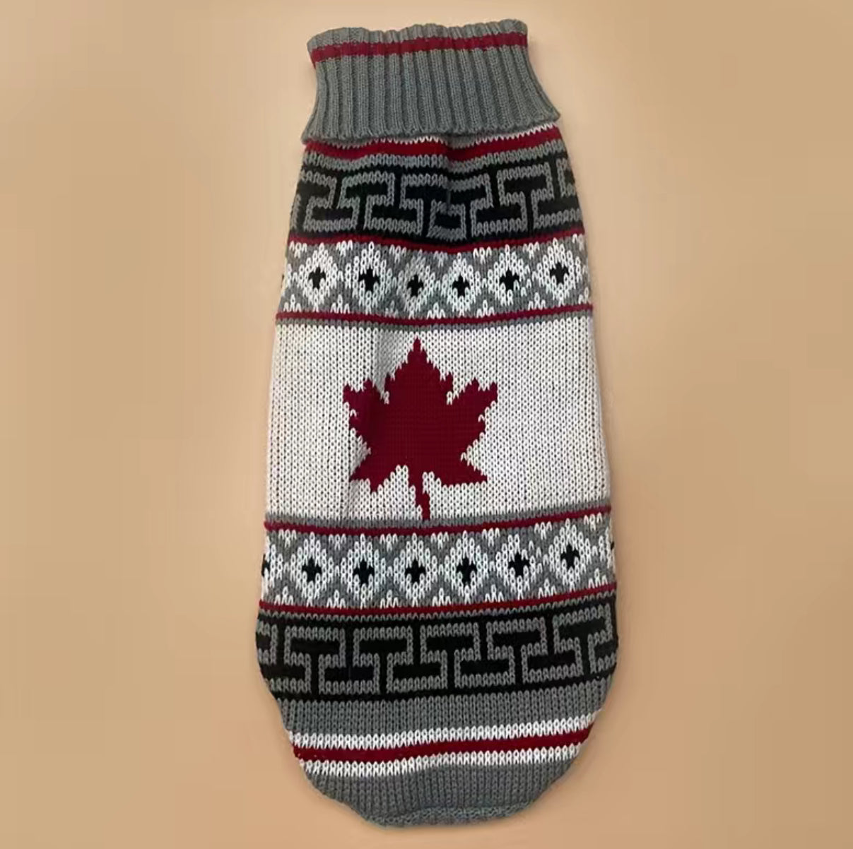 Winter Maple Leaf Sweater
