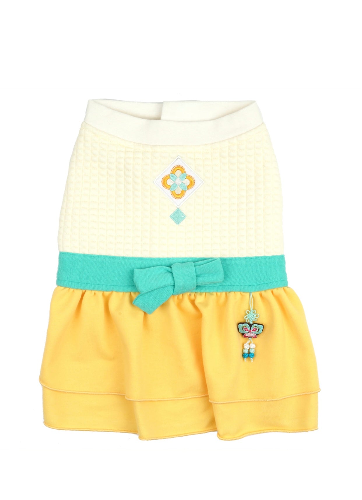 Korean Traditional Style Hanbok for Dog (Yellow)