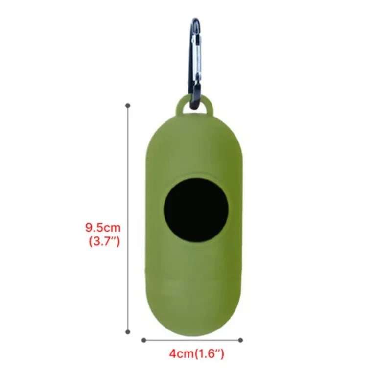 Eco-Friendly Biodegradable Dog Poop Waste Bags (4 Rolls + Dispenser)