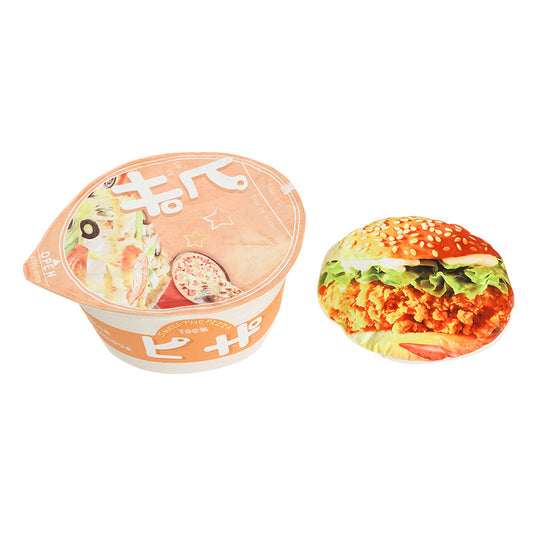 Cup Noodle Ramen Pet Bed - Orange