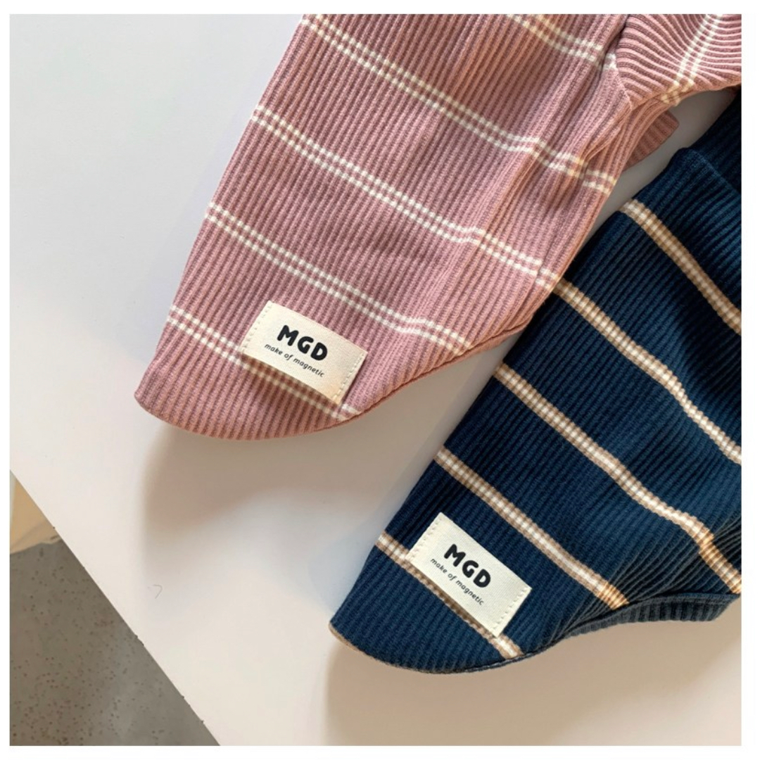 Cotton Mock Turtleneck (Pink)