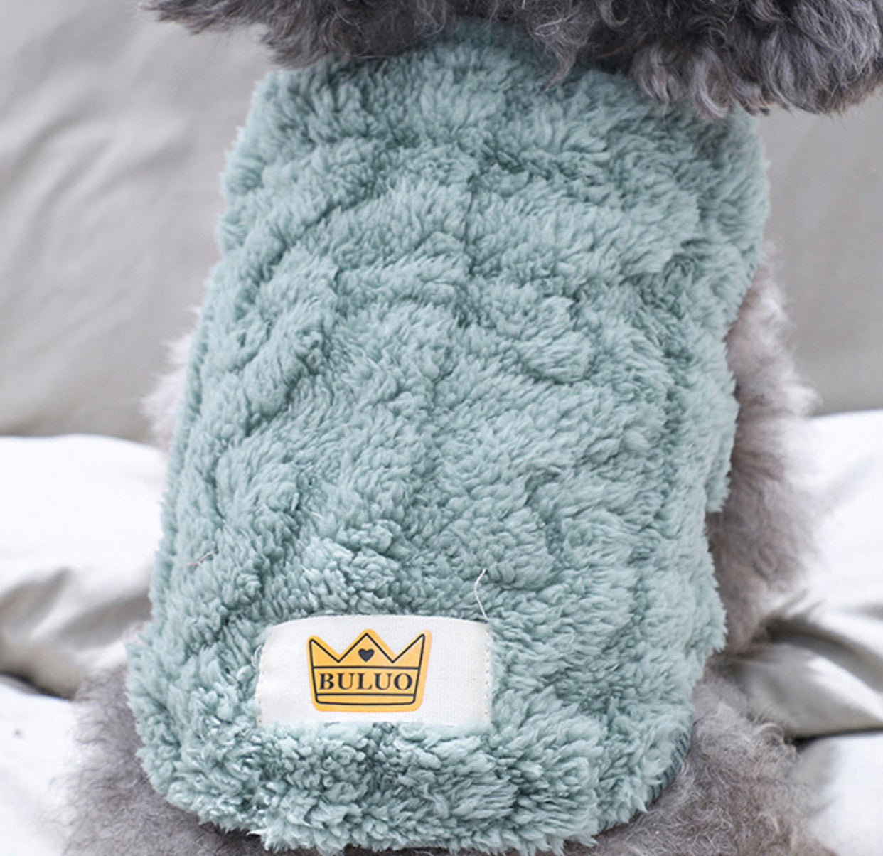Microfiber Sweater Vest (Blue Green)