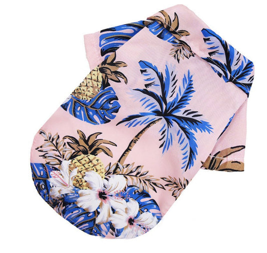Pink Tropical Hawaiian Shirt