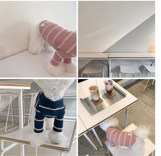 Cotton Mock Turtleneck (Pink)